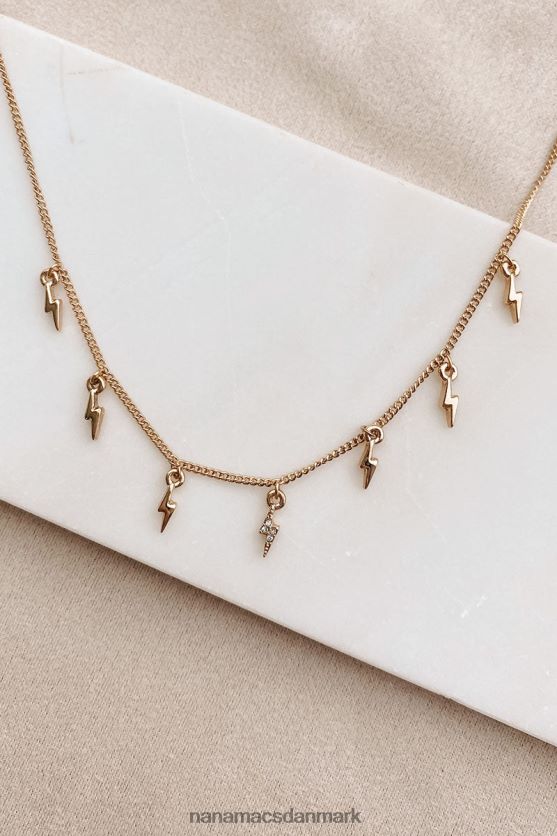 gnistende kontrovers charme halskæde NanaMacs XJPBDL4131 guld