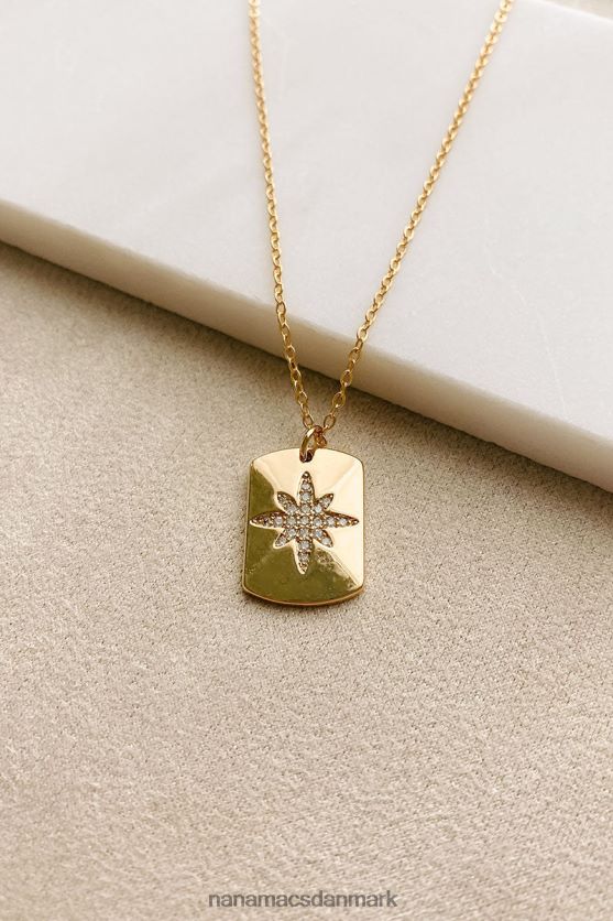 himmelske koordinater vedhæng halskæde NanaMacs XJPBDL4093 guld