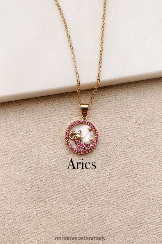 hvad er dit stjernetegn charme halskæde NanaMacs XJPBDL4124 guld/multi
