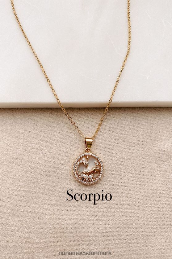 hvad er dit stjernetegn charme halskæde NanaMacs XJPBDL4124 guld/multi