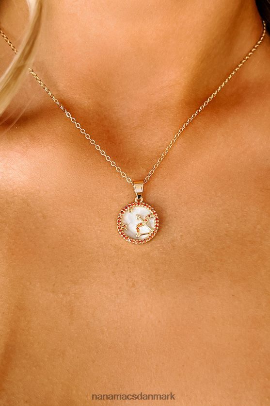 hvad er dit stjernetegn charme halskæde NanaMacs XJPBDL4124 guld/multi