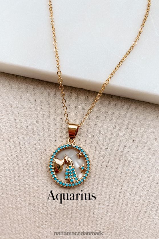hvad er dit stjernetegn charme halskæde NanaMacs XJPBDL4124 guld/multi