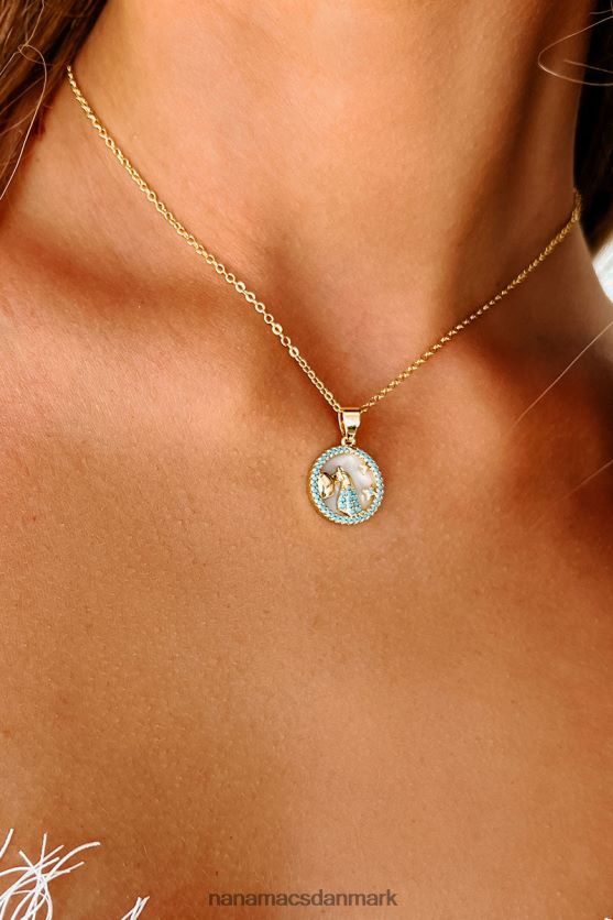 hvad er dit stjernetegn charme halskæde NanaMacs XJPBDL4124 guld/multi