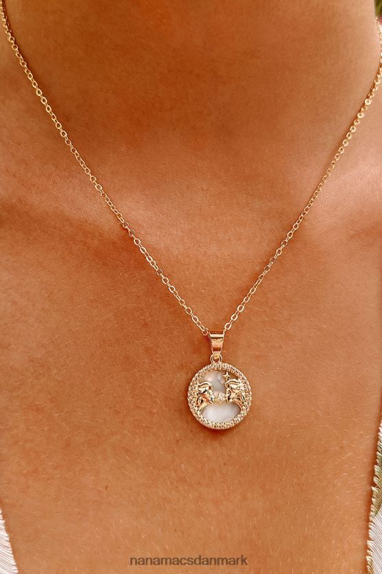 hvad er dit stjernetegn charme halskæde NanaMacs XJPBDL4124 guld/multi