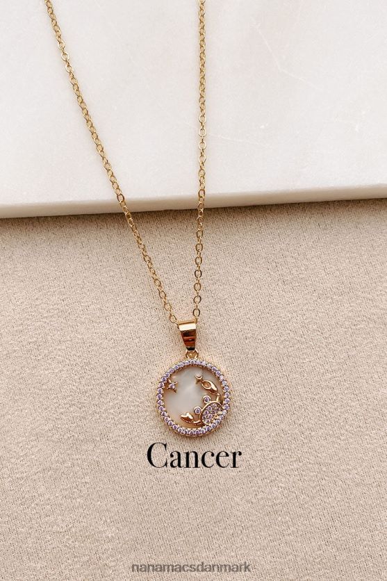 hvad er dit stjernetegn charme halskæde NanaMacs XJPBDL4124 guld/multi
