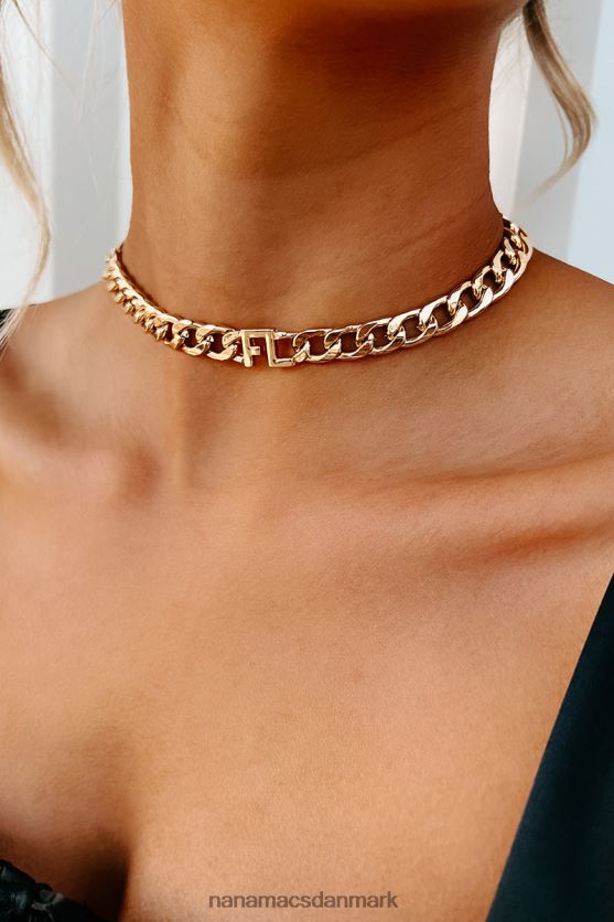 hvor jeg kalder hjemstaten forkortelse chain halskæde NanaMacs XJPBDL4086 guld