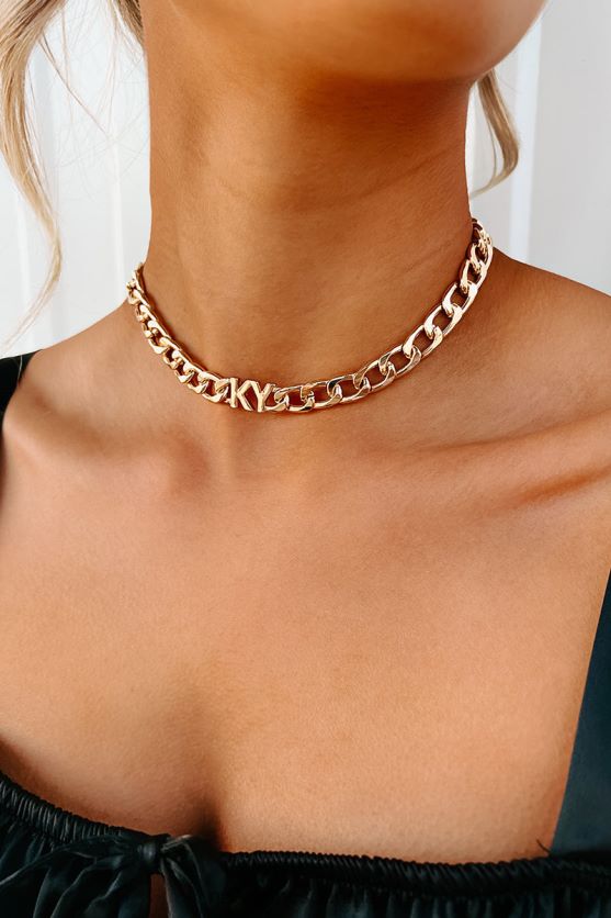 hvor jeg kalder hjemstaten forkortelse chain halskæde NanaMacs XJPBDL4086 guld