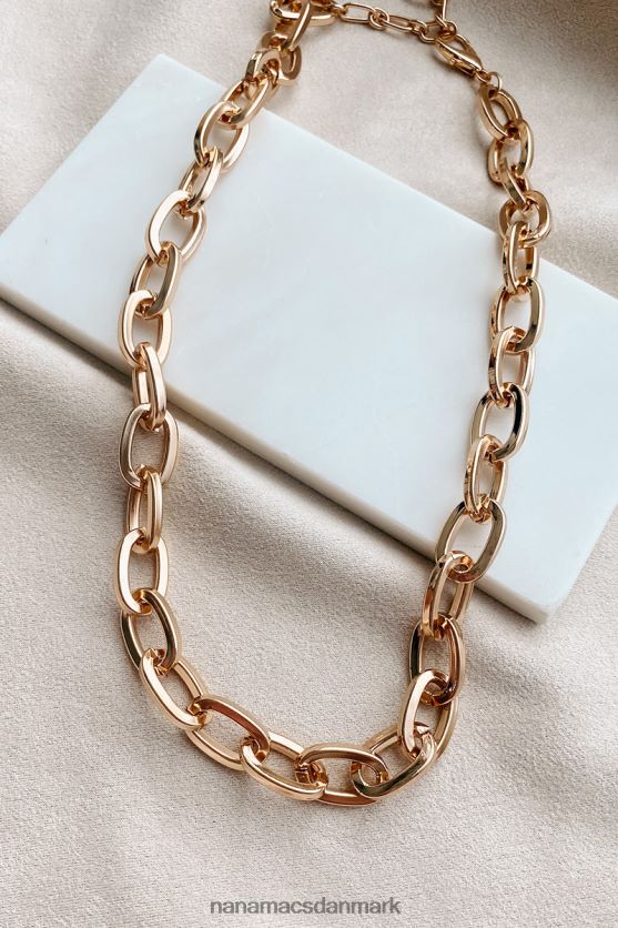 kan gøre attitude choker halskæde NanaMacs XJPBDL4153 guld