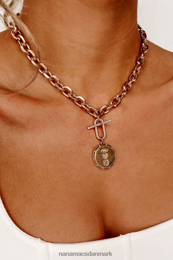 min pige choker halskæde NanaMacs XJPBDL4191 guld