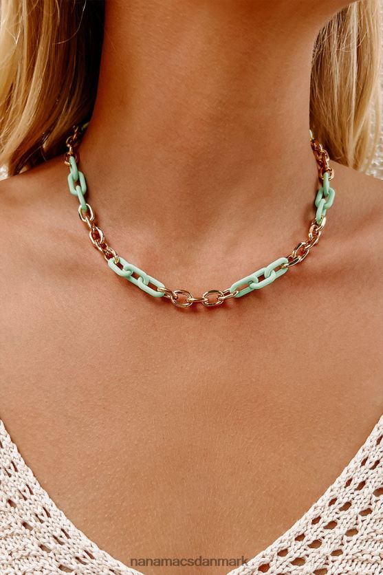 rykker i min kæde choker halskæde NanaMacs XJPBDL4134 mynte