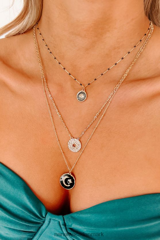 søger svar lagdelt halskæde NanaMacs XJPBDL4066 guld