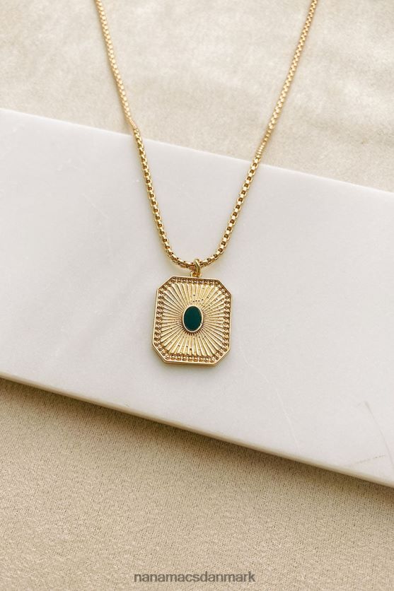 smuk babe lagdelt vedhæng halskæde NanaMacs XJPBDL4103 onyx