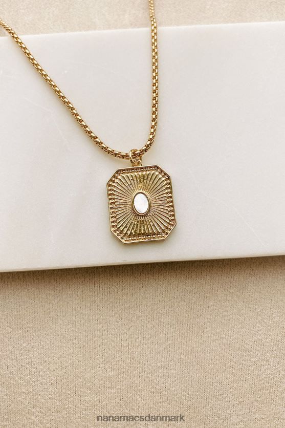 smuk babe lagdelt vedhæng halskæde NanaMacs XJPBDL4104 guld