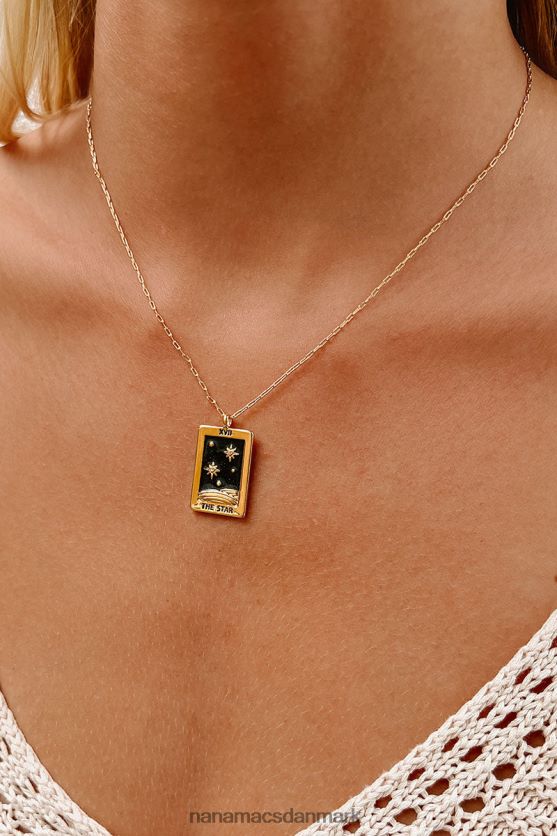 tro håb fortune vedhæng halskæde NanaMacs XJPBDL4139 guld