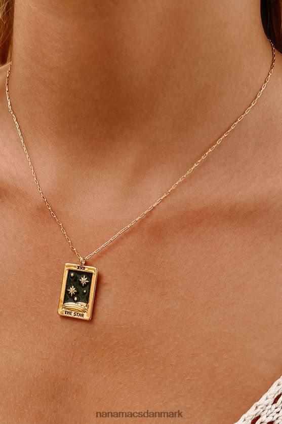 tro håb fortune vedhæng halskæde NanaMacs XJPBDL4139 guld