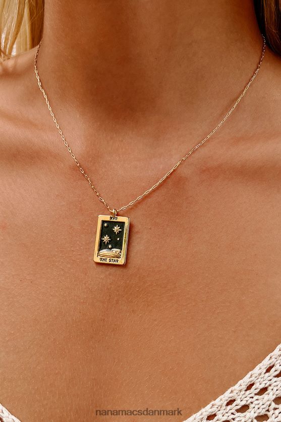 tro håb fortune vedhæng halskæde NanaMacs XJPBDL4139 guld