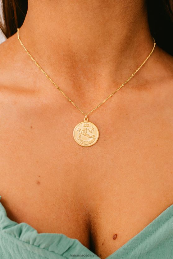 vandmand mønt halskæde NanaMacs XJPBDL4226 guld
