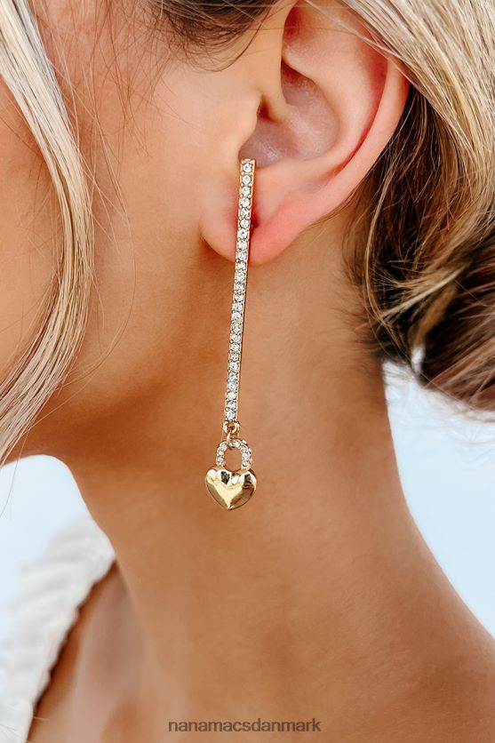 betale prisopgørelsen rhinestone øreringe NanaMacs XJPBDL4269 guld