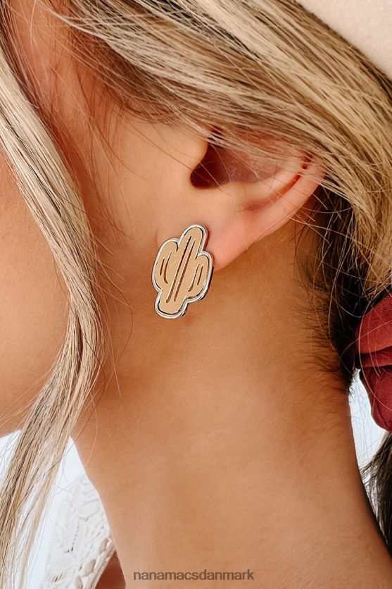 direkte fra paradis kaktus øreringe NanaMacs XJPBDL4333 guld