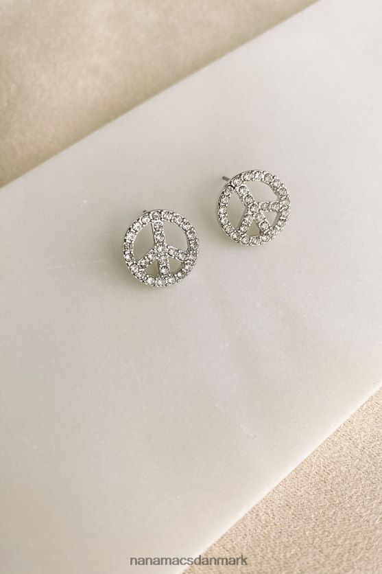 holde freds øreringe NanaMacs XJPBDL4284 sølv