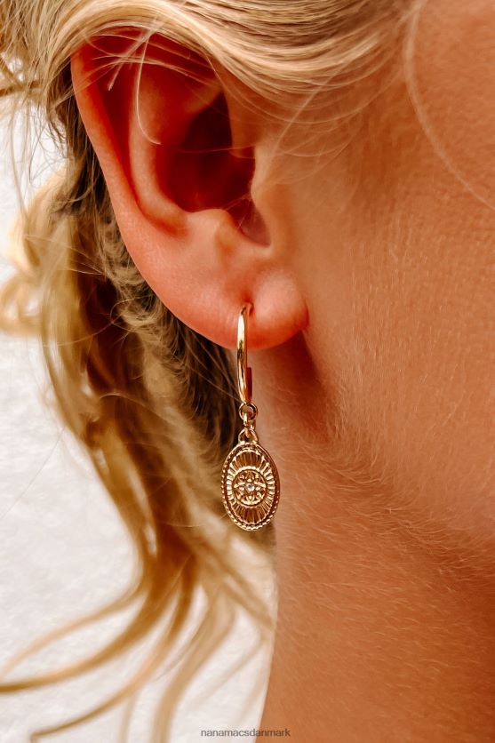 tegn på påskønnelse dangle øreringe NanaMacs XJPBDL4309 guld