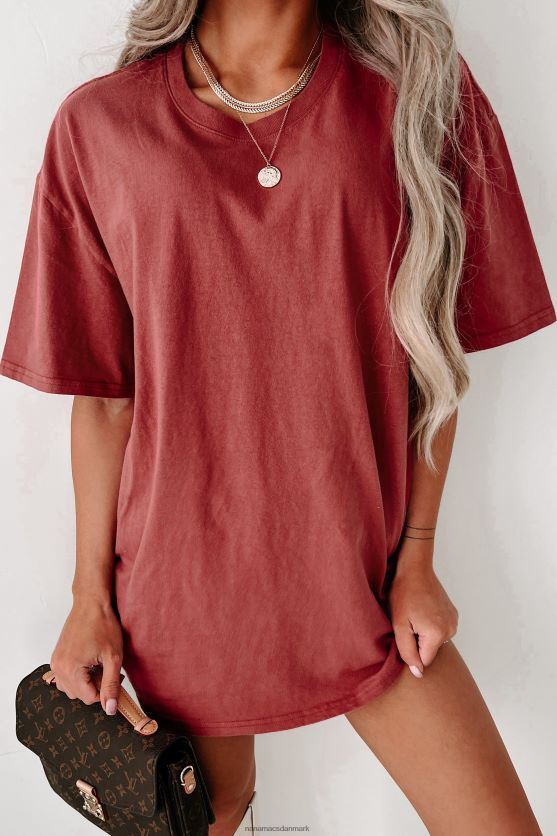 kortærmet t-shirt NanaMacs XJPBDL630 rød sten