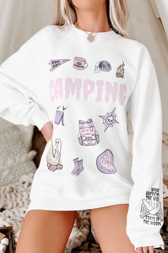 hvad der sker i skoven grafik - flere skjorte muligheder NanaMacs XJPBDL1754 hvid