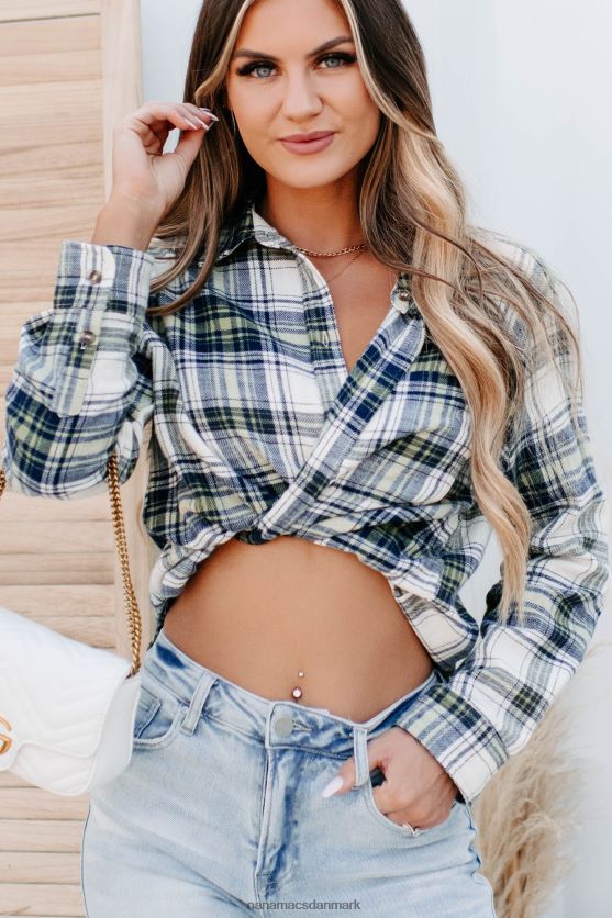optimistisk energisk plaid flannel top NanaMacs XJPBDL939 flåde