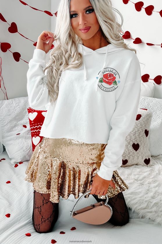 rynke op dobbeltsidet grafisk flere skjorte muligheder NanaMacs XJPBDL1753 hvid