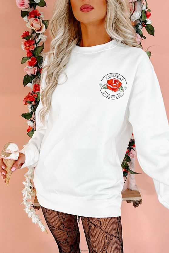 rynke op dobbeltsidet grafisk flere skjorte muligheder NanaMacs XJPBDL1753 hvid