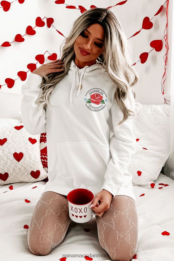 rynke op dobbeltsidet grafisk flere skjorte muligheder NanaMacs XJPBDL1753 hvid