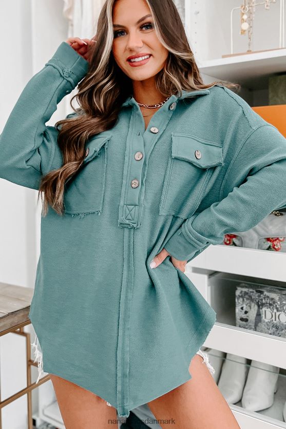 sød memory-tekstureret knap foran pull over top NanaMacs XJPBDL1750 krikand