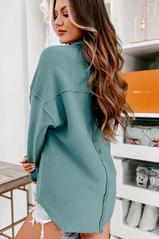 sød memory-tekstureret knap foran pull over top NanaMacs XJPBDL1750 krikand