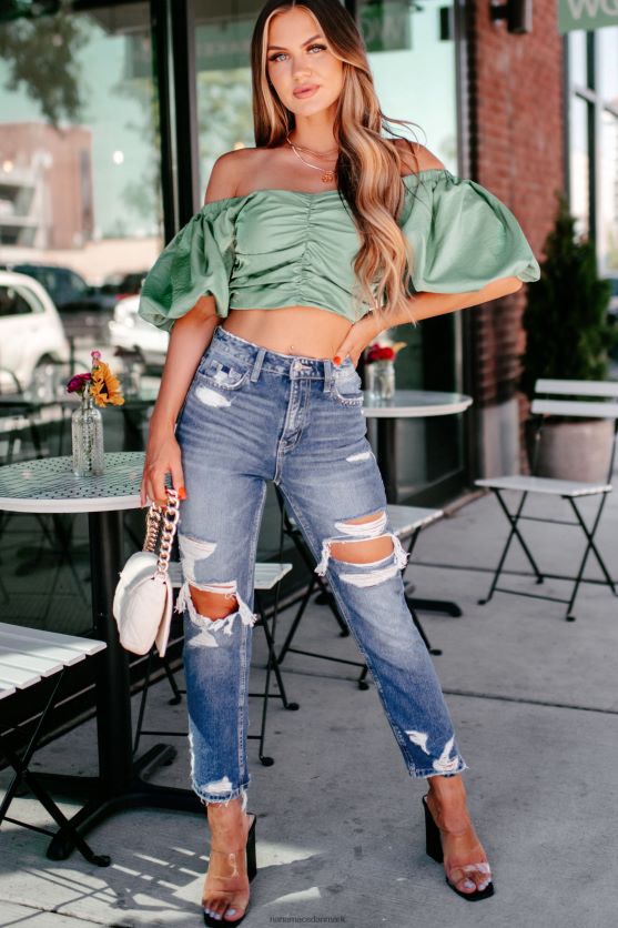 storslået sind pufærme skinnende top NanaMacs XJPBDL1248 salvie