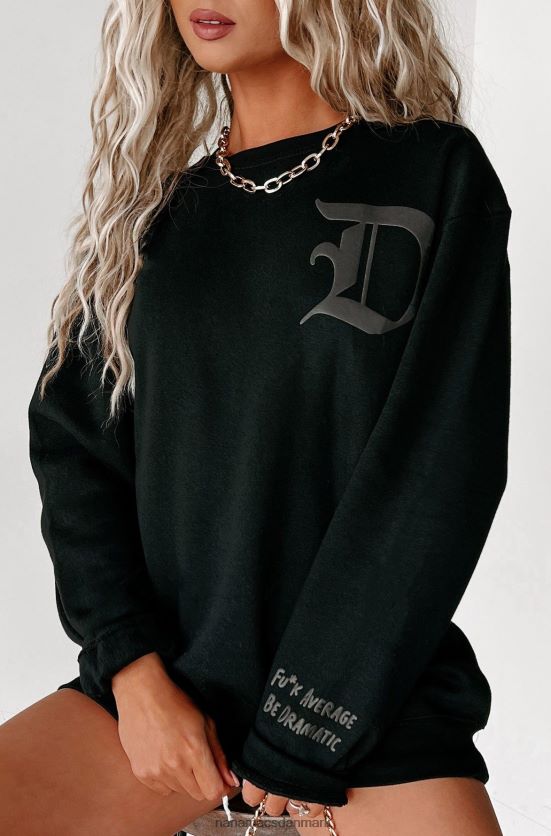 være dramatisk puff grafisk flere skjorte muligheder NanaMacs XJPBDL872 sort