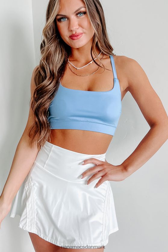 øget modstand på kryds og tværs af Activewear top NanaMacs XJPBDL607 Himmelblå