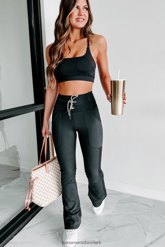 øget modstand på kryds og tværs af Activewear top NanaMacs XJPBDL609 sort