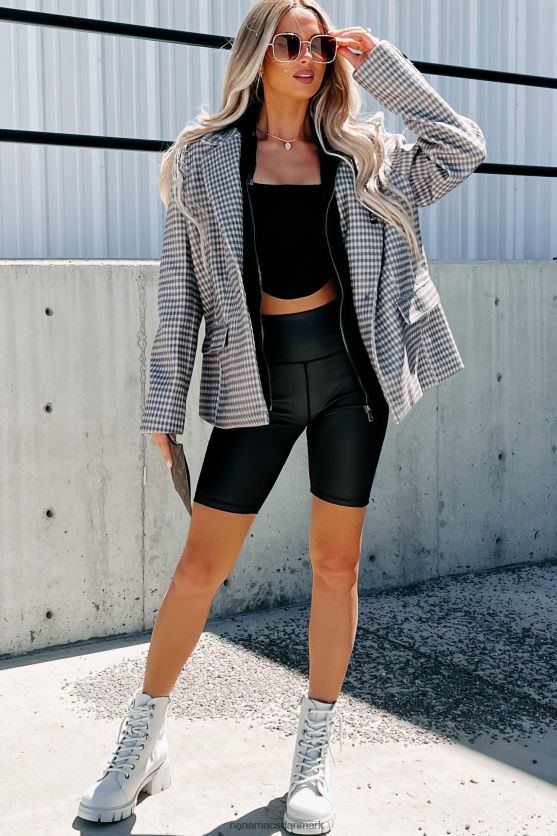 foran dine drømme hætteblazer NanaMacs XJPBDL3643 grå multi