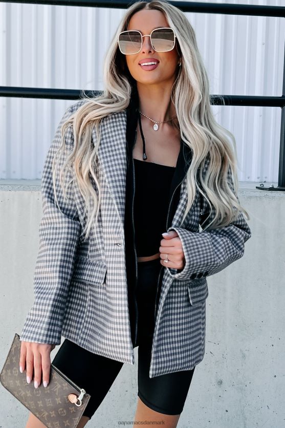 foran dine drømme hætteblazer NanaMacs XJPBDL3643 grå multi