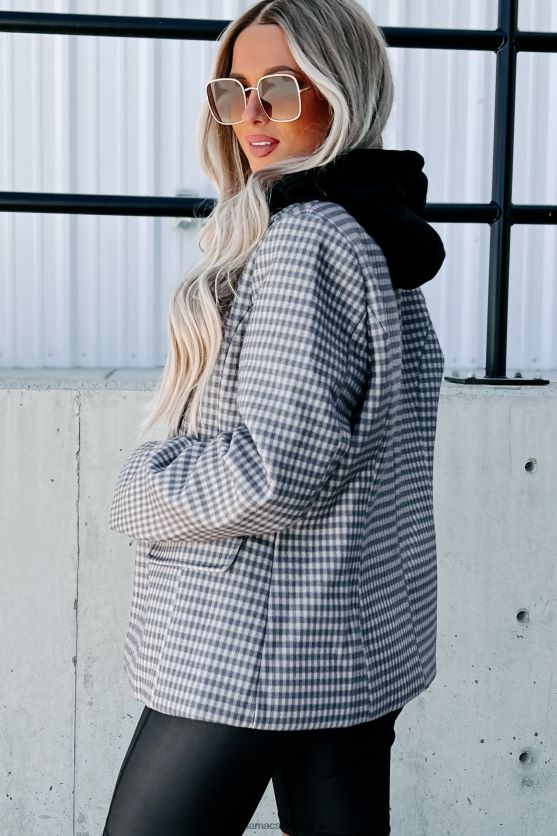 foran dine drømme hætteblazer NanaMacs XJPBDL3643 grå multi