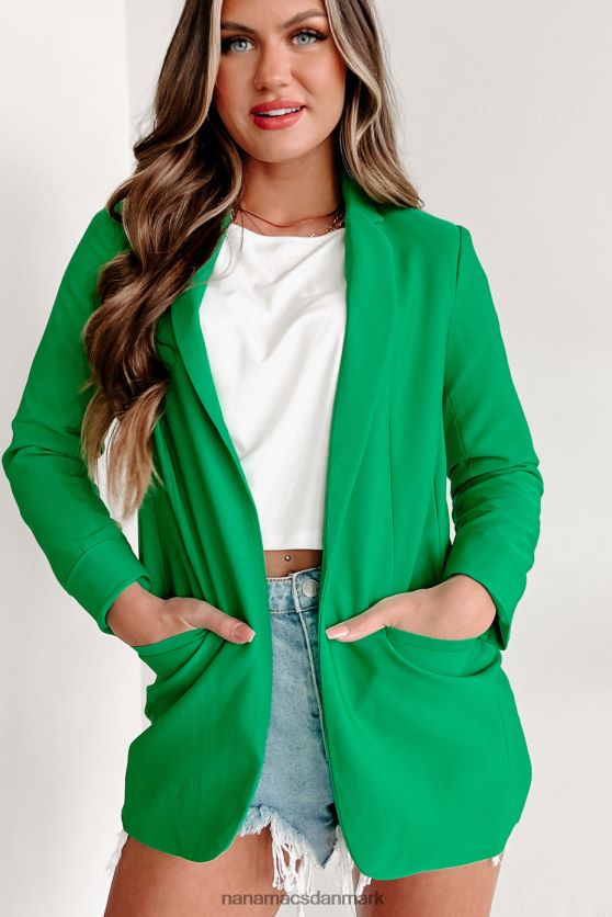 på uret oversized blazer NanaMacs XJPBDL3619 kelly grøn