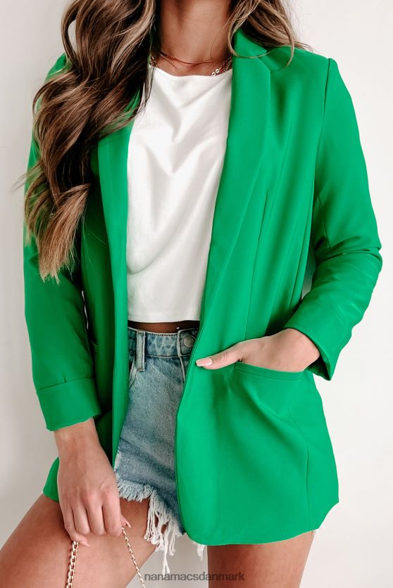 på uret oversized blazer NanaMacs XJPBDL3619 kelly grøn