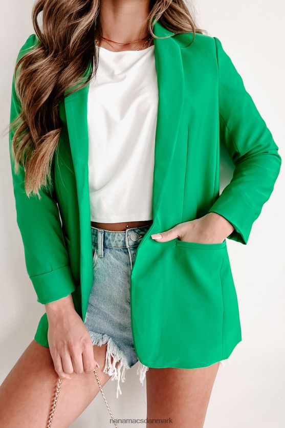 på uret oversized blazer NanaMacs XJPBDL3619 kelly grøn