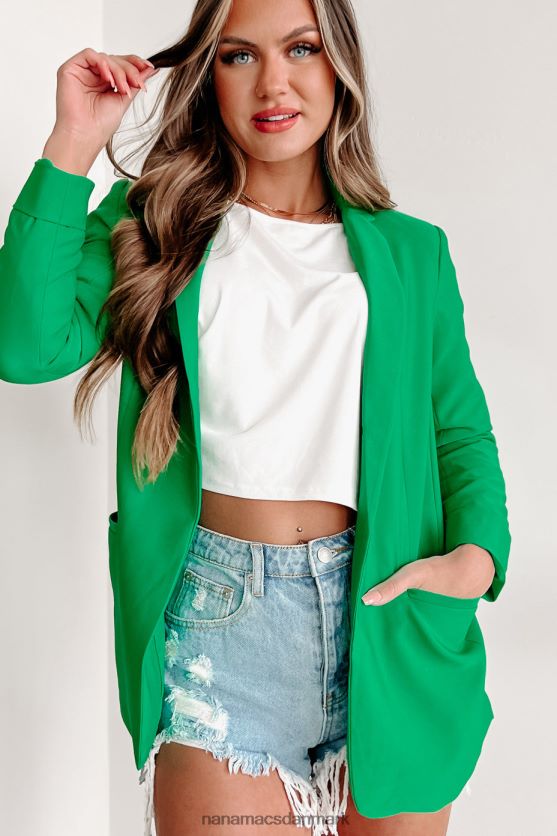 på uret oversized blazer NanaMacs XJPBDL3619 kelly grøn