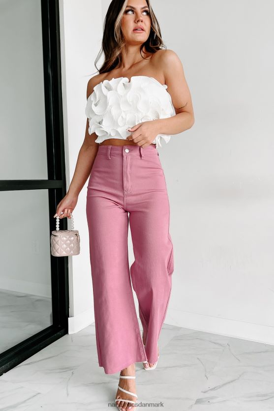 ægte kunstværk wiretop med flæsekant NanaMacs XJPBDL93 off white