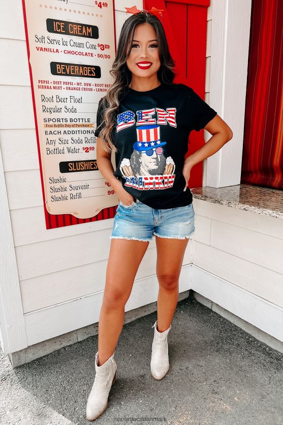 ben drinkin grafisk t-shirt NanaMacs XJPBDL850 sort