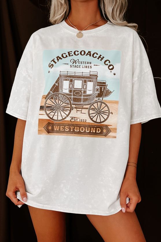 diligenc co. mineral wash oversized grafisk t-shirt NanaMacs XJPBDL852 keramisk