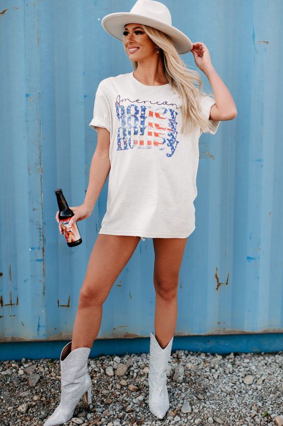 sød amerikansk honning grafisk t-shirt NanaMacs XJPBDL791 lyng havregryn