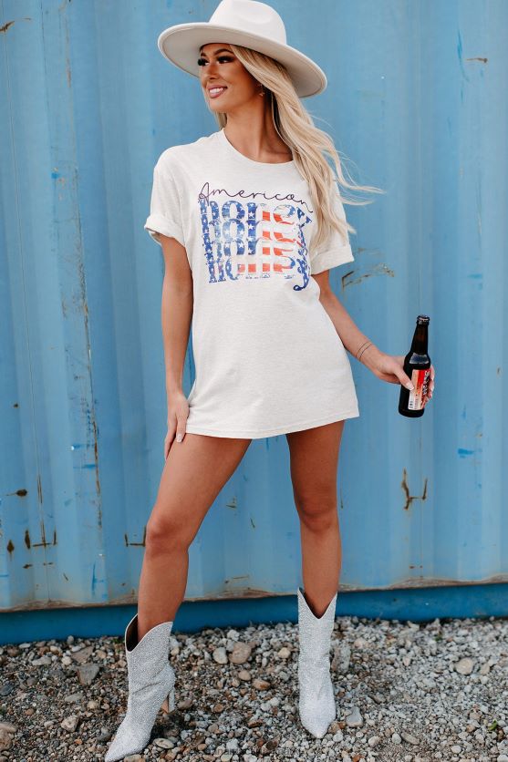 sød amerikansk honning grafisk t-shirt NanaMacs XJPBDL791 lyng havregryn