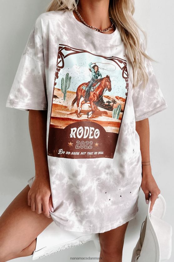 take no bull oversized distressed tie-dye grafisk t-shirt NanaMacs XJPBDL3592 pastel lilla